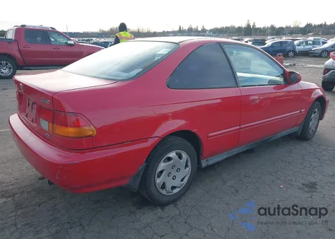 1997 Honda Civic Ex z USA, uszkodzony, nr VIN 1HGEJ8144VL112696